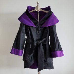 SAMUEL DONG Black and Purple Jacket